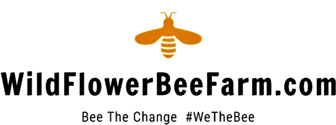WildFlowerBeeFarm.com Bee The Change #WeTheBee - bee logo